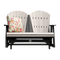 Buck Stove Fan Back Double Glider - FF FBDG
