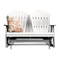 Buck Stove Fan Back Double Glider - FF FBDG