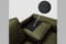 Valencia Artisan Top Grain Leather Loveseat Sofa, Olive Green