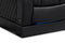 Valencia Tuscany Leather Home Theater Seating with Risers Row of 2, Midnight Black