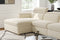 Valencia Fernanda Fabric Modular Sectional Sofa, Three Seats with Left Chaise, Beige