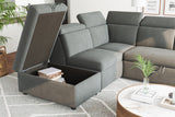 Finn Fabric Sectional Sofa Bed