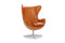 Valencia Finola Top Grain Leather Accent Chair, Brown Color