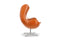 Valencia Finola Top Grain Leather Accent Chair, Brown Color