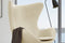 Valencia Finola Top Grain Leather Accent Chair, Cream Color