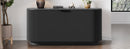 Valencia Flutra Wood Sideboard, Black