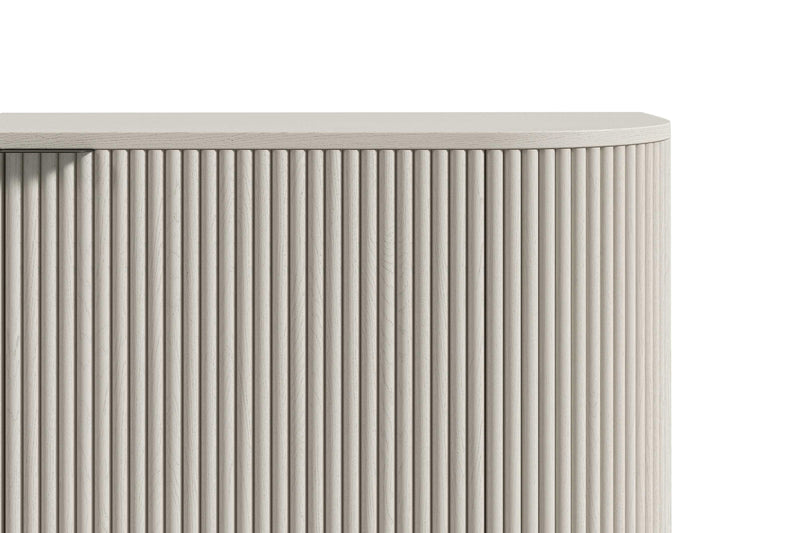 Valencia Flutra Wood Sideboard, White