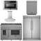 FORNO Appliance Package - 48" Gas Range, Range Hood, 60" Refrigerator, Dishwasher, Microwave Drawer, AP-FFSGS6244-48-5P