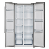 FORNO Espresso Package - 30" Electric Range, Range Hood, Refrigerator and Dishwasher in Stainless Steel with Silver Handles