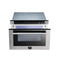 FORNO Appliance Package - 48 Inch Dual Fuel Range, Wall Mount Range Hood, Microwave Drawer, AP-FFSGS6156-48-3
