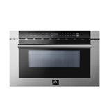 FORNO Appliance Package - 48" Gas Burner, Electric Oven Range, Range Hood, 36" Refrigerator, Dishwasher, Microwave Drawer, AP-FFSGS6156-48-22