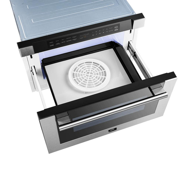 FORNO Appliance Package - 30" Gas Range, 30" Range Hood, Dishwasher, Microwave Drawer, AP-FFSGS6276-30-W-6