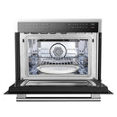FORNO Package - 36" Electric French Door Range, Wall Mount Range Hood, Refrigerator, Dishwasher and Microwave, AP-FFSEL6917-36-5PK-1