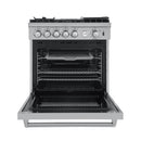 FORNO Appliance Package - 30" Gas Range, 30" Range Hood, 60" Refrigerator, Dishwasher, Microwave Drawer, Wine Cooler, AP-FFSGS6276-30-W-9