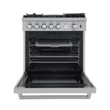 FORNO Appliance Package - 30" Gas Range, 30" Range Hood, Dishwasher, AP-FFSGS6276-30-W-2