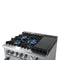 FORNO Appliance Package - 30" Gas Range, 30" Range Hood, Dishwasher, Microwave Drawer, AP-FFSGS6276-30-W-6