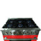 FORNO Galiano 36" 5.36 cu. ft. Dual Fuel Range with 6 Italian Burners in Red, FFSGS6156-36RED