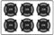 FORNO Appliance Package - 36 Inch Pro Gas Range, Wall Mount Range Hood, Refrigerator, AP-FFSGS6260-36-W-4