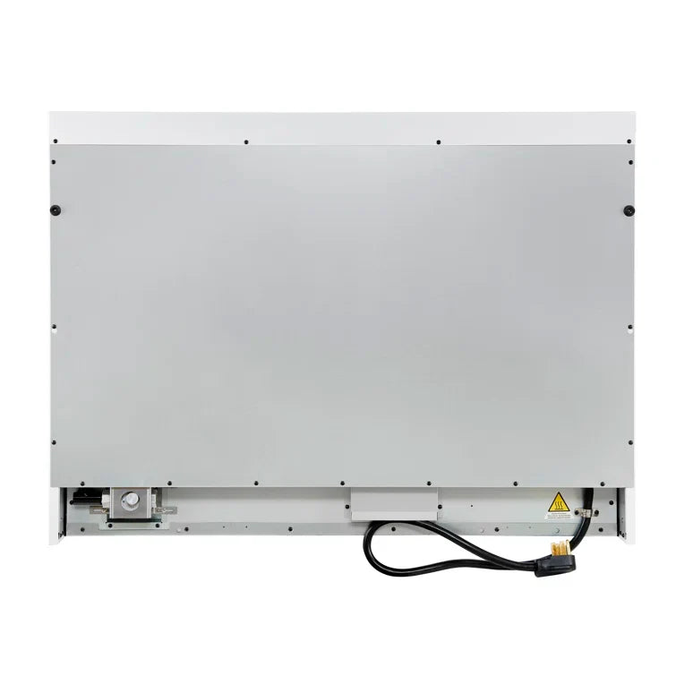 FORNO Antico 48" 5.5 cu. ft. Dual Fuel Range with 8 Sealed Burners and Griddle in White with Antique Brass Accents, FFSGS6113-48WHT