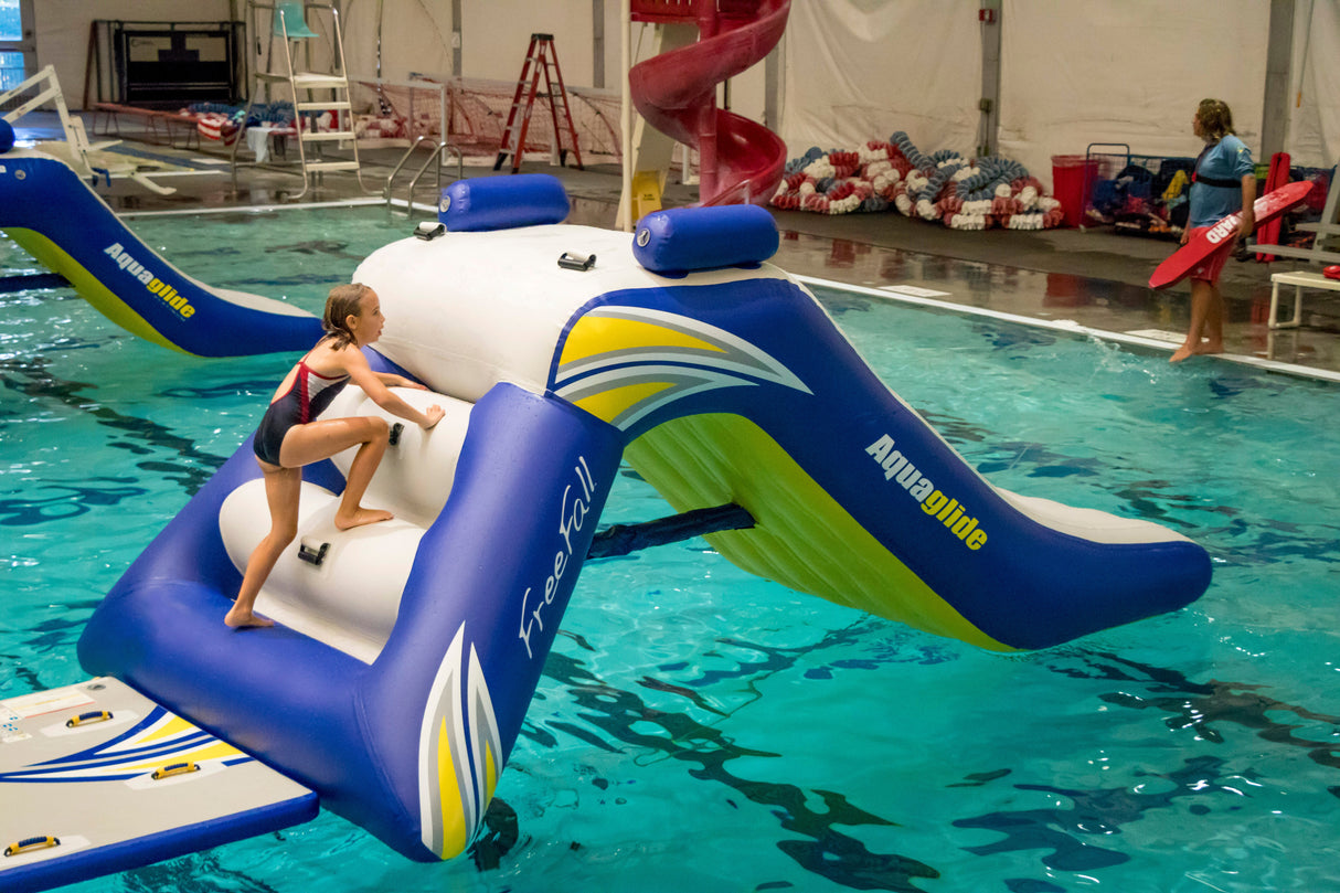 Aquaglide Freefall 6' Water Bouncer Climbing Slide