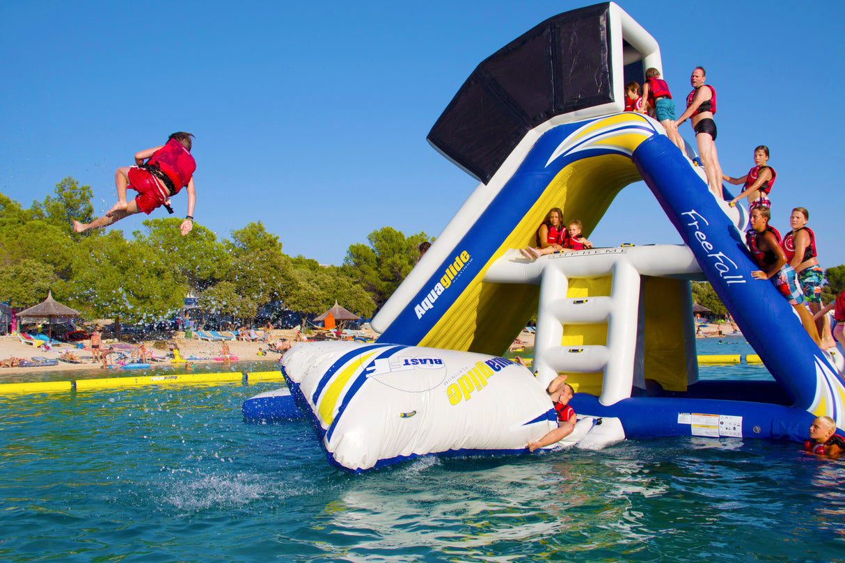Aquaglide Freefall Supreme TR Inflatable Water Park