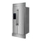 FORNO Salerno 40" 20 cu. ft. Side-by-Side Built-In Refrigerator with Water and Ice Dispenser and Modern Trim Kit, FFRBI1844-40MG