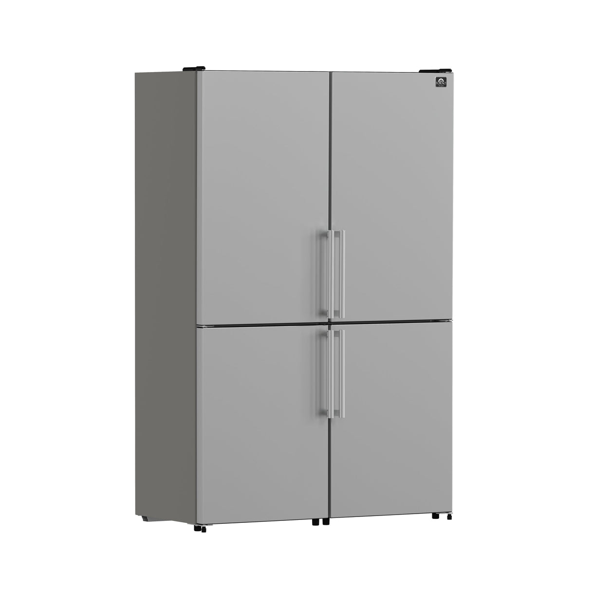 FORNO Guardia 46.8" 21.6 cu. ft. Bottom Mount Refrigerator in Stainless Steel, FFFFD1778-48