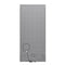 FORNO Espresso Milano 62" 34.4 cu. ft. Side-By-Side Refrigerator with Ice Maker in White with Silver Accents, FFFFD1787-60WHT