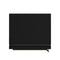 FORNO Espresso Milano 31" 17.2 cu. ft. Left Swing Refrigerator and Bottom Freezer with Ice Maker in Black and Antique Brass Handles, FFFFD1786-31BLK