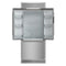 FORNO Gallipoli 35" 17.5 cu. ft. French Door Built-In Refrigerator in Stainless Steel with Ice Maker and Grill Trim Kit, FFFFD1974-35SG