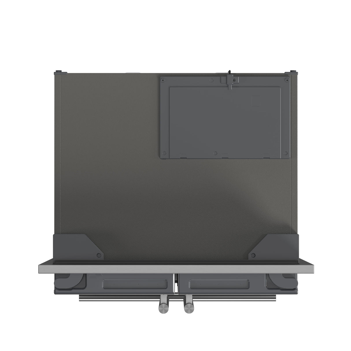 FORNO Gallipoli 35" 17.5 cu. ft. French Door Built-In Refrigerator in Stainless Steel with Ice Maker and Grill Trim Kit, FFFFD1974-35SG