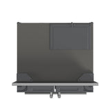 FORNO Gallipoli 35" 17.5 cu. ft. French Door Built-In Refrigerator in Stainless Steel with Ice Maker and Grill Trim Kit, FFFFD1974-35SG