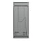 FORNO Salerno 37" 15.6 cu. ft. Side-by-Side Built-In Refrigerator in Stainless Steel and Modern Trim Kit, FFRBI1805-37MG
