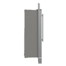 FORNO Salerno 37" 15.6 cu. ft. Side-by-Side Built-In Refrigerator in Stainless Steel and Modern Trim Kit, FFRBI1805-37MG