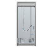 FORNO Salerno 37" 15.6 cu. ft. Side-by-Side Built-In Refrigerator in Stainless Steel and Grill Trim Kit, FFRBI1805-37SG