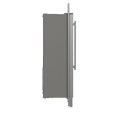 FORNO Salerno 37" 15.6 cu. ft. Side-by-Side Built-In Refrigerator in Stainless Steel and Grill Trim Kit, FFRBI1805-37SG