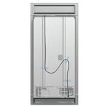 FORNO Moena 40" 19.2 cu. ft. French Door Built-In Refrigerator in Stainless Steel with Ice Maker and Modern Trim Kit, FFRBI1820-40MG