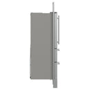 FORNO Moena 40" 19.2 cu. ft. French Door Built-In Refrigerator in Stainless Steel with Ice Maker and Modern Trim Kit, FFRBI1820-40MG