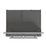 FORNO Moena 40" 19.2 cu. ft. French Door Built-In Refrigerator in Stainless Steel with Ice Maker and Modern Trim Kit, FFRBI1820-40MG