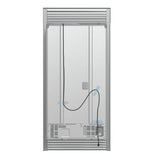 FORNO Moena 40" 19.2 cu. ft. French Door Built-In Refrigerator in Stainless Steel with Ice Maker and Grill Trim Kit, FFRBI1820-40SG