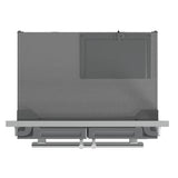 FORNO Moena 40" 19.2 cu. ft. French Door Built-In Refrigerator in Stainless Steel with Ice Maker and Grill Trim Kit, FFRBI1820-40SG