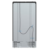 FORNO Espresso Salerno 36" 20 cu. ft. Side-By-Side Refrigerator with Water and Ice Dispenser in Black with Silver Handles