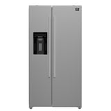 FORNO Salerno 36" 20 cu. ft. Side-by-Side Built-In Refrigerator with Water and Ice Dispenser, FFRBI1844-36SB