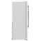 FORNO Espresso Salerno 36" 20 cu. ft. Side-By-Side Refrigerator with Water and Ice Dispenser in White with Silver Handles