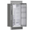 FORNO Salerno 40" 20 cu. ft. Side-by-Side Built-In Refrigerator with Water and Ice Dispenser and Grill Trim Kit, FFRBI1844-40SG