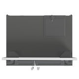 FORNO Salerno 40" 20 cu. ft. Side-by-Side Built-In Refrigerator with Water and Ice Dispenser and Grill Trim Kit, FFRBI1844-40SG