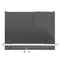 FORNO Salerno 40" 20 cu. ft. Side-by-Side Built-In Refrigerator with Water and Ice Dispenser and Grill Trim Kit, FFRBI1844-40SG
