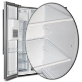 FORNO Salerno 40" 20 cu. ft. Side-by-Side Built-In Refrigerator with Water and Ice Dispenser and Grill Trim Kit, FFRBI1844-40SG