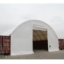 Front cover with Winch door for Shipping Container Canopy Shelter 40'x40'x11'