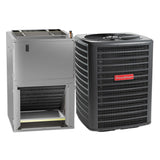 Goodman 2 Ton 14.5 SEER2 Central Air Conditioner Condenser with Wall Mounted Air Handler & 8kW Heat Kit